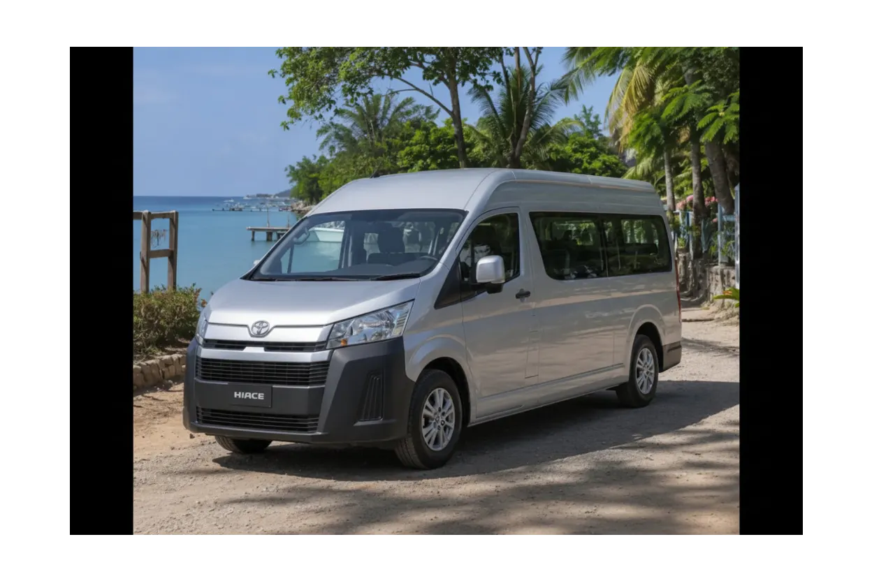 Van for Roatán cruise port transfers